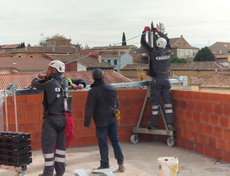 montaje andamios colgantes montaje andamios colgantes